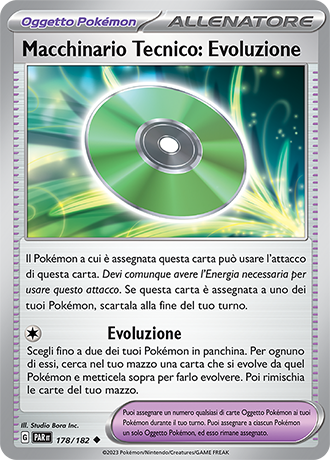 Macchinario Tecnico: Evoluzione 178/182 - ITA - Near Mint - Scarlatto e Violetto - Paradosso Temporale - Carta Pokemon