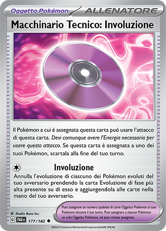 Macchinario Tecnico:  Involuzione 177/182 - ITA - Near Mint - Scarlatto e Violetto - Paradosso Temporale - Carta Pokemon