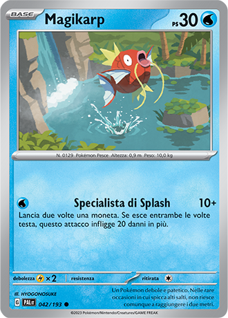 Magikarp 042/193 - ITA - Near Mint - Scarlatto e Violetto - Evoluzioni a Paldea - Carta Pokemon