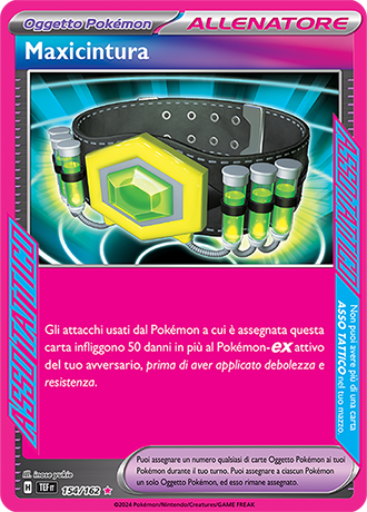 Maxicintura 154/162 Holo - ITA - Near Mint - Scarlatto e Violetto - CronoForze - Carta Pokemon