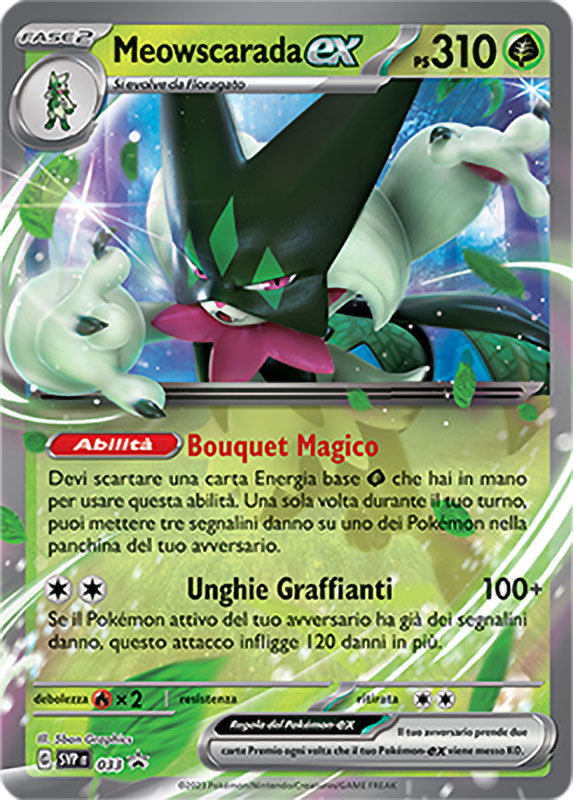 Meowscarada EX SVP 033 - ITA - Near Mint - Promo Scarlatto e Violetto - Carta Pokemon