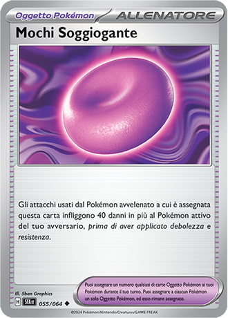 Mochi Soggiogante 055/064 Non Comune - ITA - Near Mint - Scarlatto e Violetto - Segreto Fiabesco - Carta Pokemon