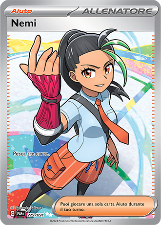 Nemi 229/091 Full Art - ITA - Near Mint - Scarlatto e Violetto - Destino di Paldea - Carta Pokemon