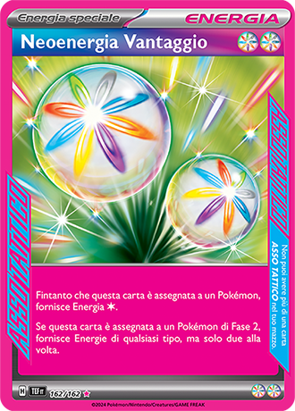 Neoenergia Vantaggio 162/162 Holo - ITA - Near Mint - Scarlatto e Violetto - CronoForze - Carta Pokemon