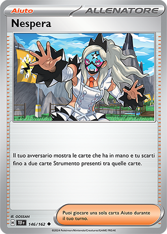 Nespera 146/162 - ITA - Near Mint - Scarlatto e Violetto - CronoForze - Carta Pokemon