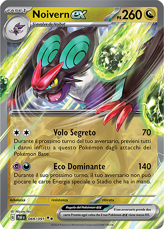 Noivern EX 069/091 - ITA - Near Mint - Scarlatto e Violetto - Destino di Paldea - Carta Pokemon