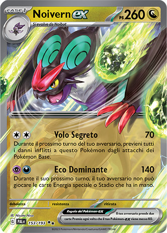 Noivern ex 153/193 - ITA - Near Mint - Scarlatto e Violetto - Evoluzioni a Paldea - Carta Pokemon