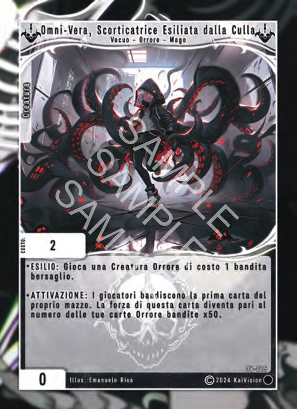 Omni-Vera, Scorticatrice Esiliata dalla Culla OV - 015 Comune - 1a Edizione - ITA - Near Mint - Oppressione Vacua - Carta Creatures of Exo