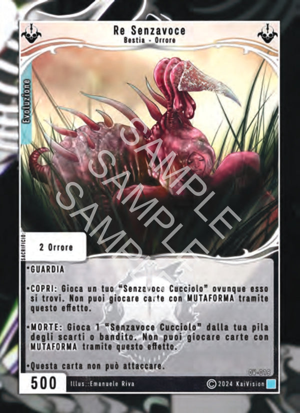 Re Senzavoce OV - 019 Non Comune - 1a Edizione - ITA - Near Mint - Oppressione Vacua - Carta Creatures of Exo