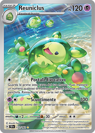 Reuniclus 171/162 Illustrazione Rara - ITA - Near Mint - Scarlatto e Violetto - CronoForze - Carta Pokemon