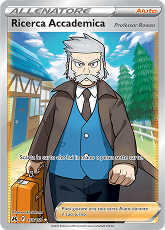 Ricerca Accademica Professor Rowan 150/159 Full Art - ITA - Near Mint - Spada e Scudo - Zenit Regale - Carta Pokemon