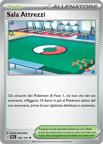 Sala Attrezzi 186/193 - ITA - Near Mint - Scarlatto e Violetto - Evoluzioni a Paldea - Carta Pokemon