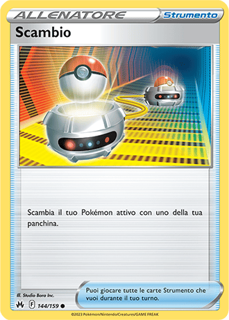 Scambio 144/159 - ITA - Near Mint - Spada e Scudo - Zenit Regale - Carta Pokemon