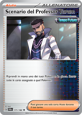 Scenario del Professor Turum 171/182 - ITA - Near Mint - Scarlatto e Violetto - Paradosso Temporale - Carta Pokemon