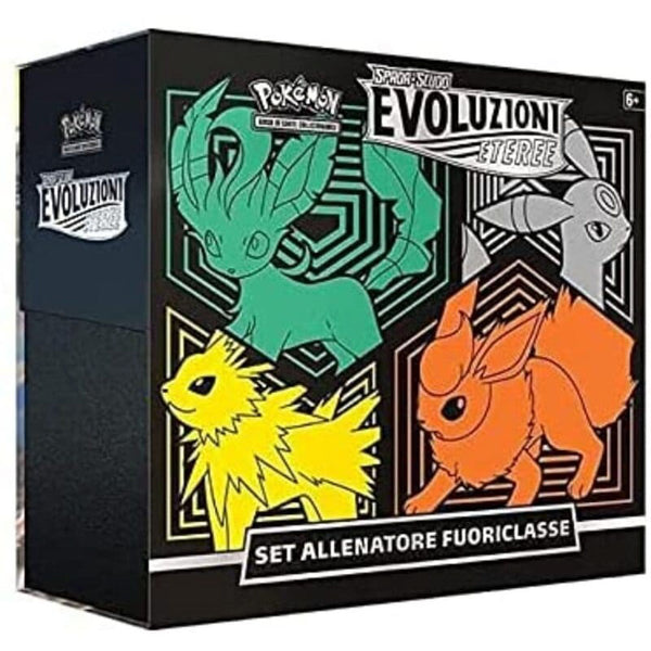 Set Allenatore Fuoriclasse - Spada e Scudo - Evoluzioni Eteree - Leafeon Umbreon Jolteon e Flareon - ITA