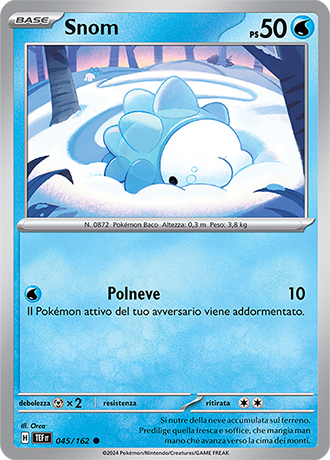 Snom 045/162 - ITA - Near Mint - Scarlatto e Violetto - CronoForze - Carta Pokemon