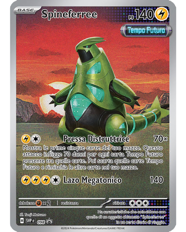 Spineferree SVP 098 Illustrazione Rara - ITA - Mint Sigillata - Promo Scarlatto e Violetto - Carta Pokemon