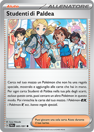 Studenti di Paldea 085/091 - ITA - Near Mint - Scarlatto e Violetto - Destino di Paldea - Carta Pokemon