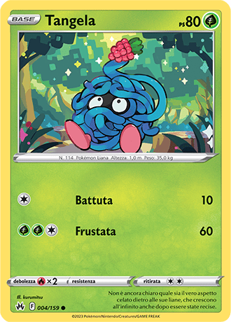 Tangela 004/159 - ITA - Near Mint - Spada e Scudo - Zenit Regale - Carta Pokemon