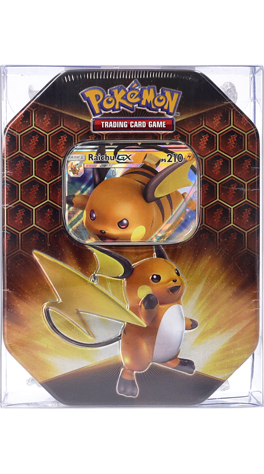 Tin da collezione - Raichu GX - Autenticata e Gradata AIG 9.5 - Sole e Luna - Destino Sfuggente - ITA