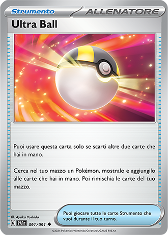 Ultra Ball 091/091 - ITA - Near Mint - Scarlatto e Violetto - Destino di Paldea - Carta Pokemon