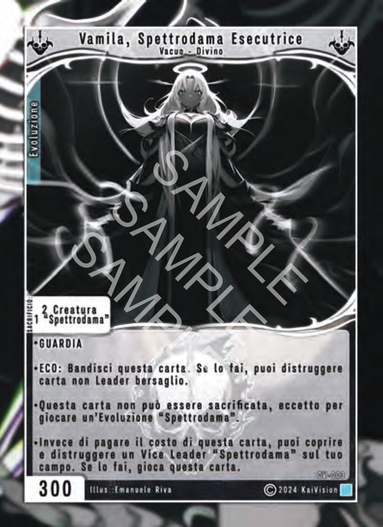 Vamila, Spettrodama Esecutrice OV - 003 Non Comune - 1a Edizione - ITA - Near Mint - Oppressione Vacua - Carta Creatures of Exo