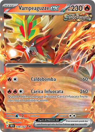 Vampeaguzze-ex 038/162 - ITA - Near Mint - Scarlatto e Violetto - CronoForze - Carta Pokemon