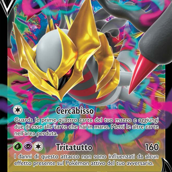 Pokemon - 212/196 GIRATINA V ASTRO Gold Full Art - Origine Perduta - ITA -  MINT